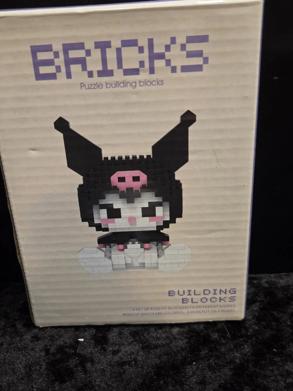 Hello Kitty Kuromi My Melody Sanrio Anime Figure Mini Building Blocks Toys Gift